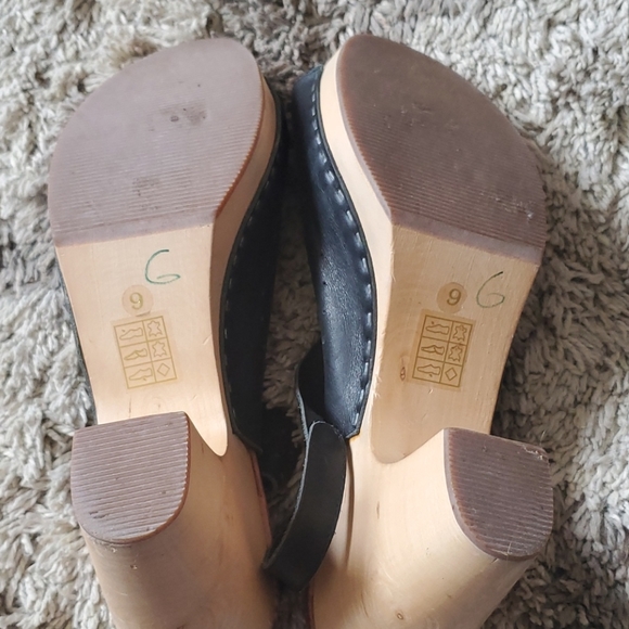 Sutro Footwear San Francisco Wooden Clog Heels - Picture 6 of 8